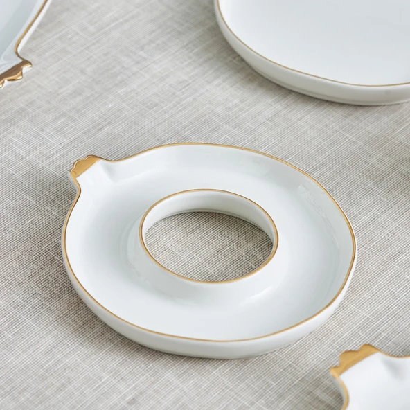 Karaca Elegance Bone Nar 28 Parça 6 Kişilik Kahvaltı Takımı - Resim 5