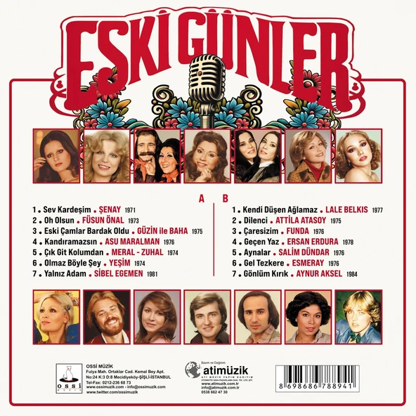 Eski Günler Çeşitli Sanatçılar - Plak - Resim 2