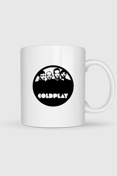 Coldplay Rock Grup Baskılı Kupa Bardak ürün görseli 1