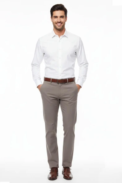 Erkek Regular Fit  Kumaş Pantolon Likra Kumaş BGL-ST05031 ürün görseli 1