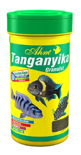 Ahm Tanganyika Green Granulat Balık Yemi 250 ml ürün görseli 1