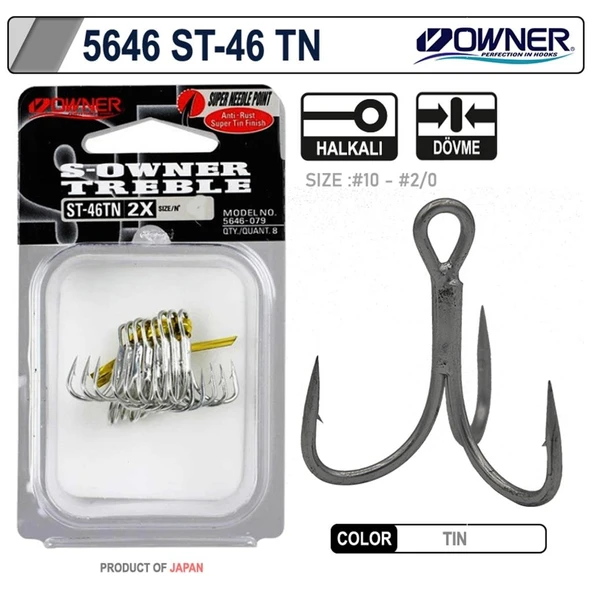 Owner 5646 ST-46TN 2X Tin Çarpma İğne ürün görseli 1