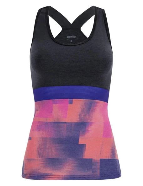 Santini FORZA Indoor Training Kadın Büyük Beden Spor Üst 2W63GLLFORZA ürün görseli 1