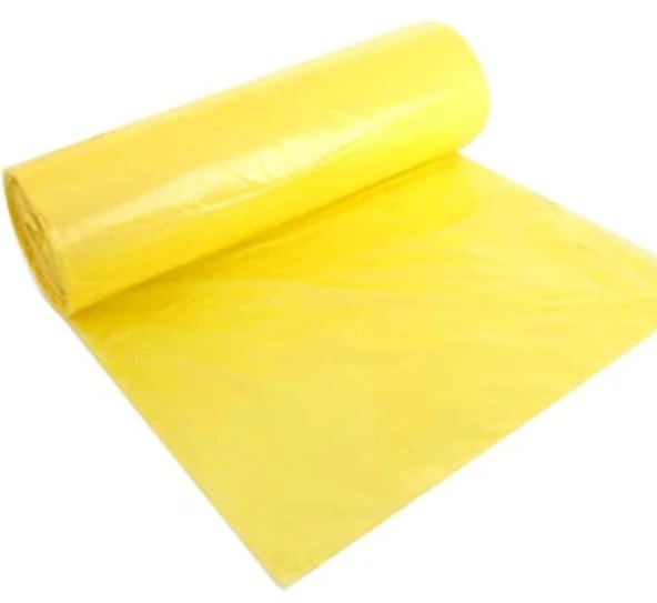 Çöp Torbası 80x110 (Sarı) 300 Gram-20 Paket - Resim 2