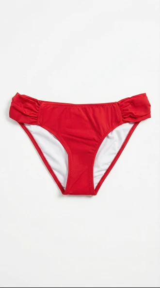 Kırmızı Çok Dar Kalıp Kalın Kenarlı Bikini Altı ürün görseli 1
