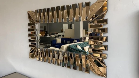 80*140CM YARASA KONSOL AYNA (BRONZ) ürün görseli 1
