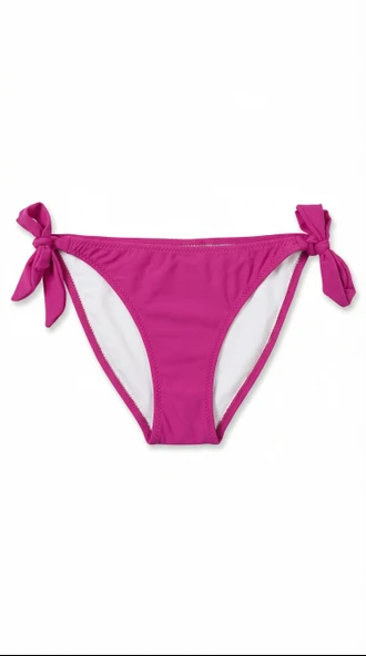 Pembe Kalın Ip Bağcıklı Bikini Altı ürün görseli 1
