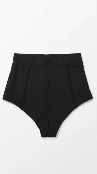 Siyah Süper Yüksek Bel Brezilya Bikini Altı ürün görseli 1
