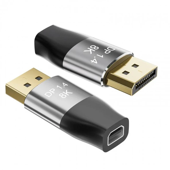 8K Mini DisplayPort to DisplayPort Adaptörü Çift Yönlü Dönüştürücü ürün görseli 1