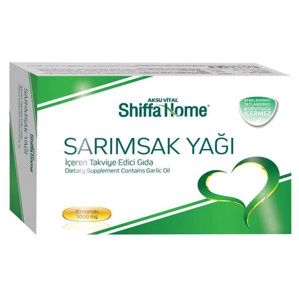 Shiffa Home Sarımsak Yağı Softjel 30 Kapsül ürün görseli 1