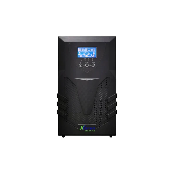 XKoren 3000VA Kesintisiz Güç Kaynağı (UPS) - LCD Ekranlı, 3 Prizli, Line Interactive, Asansör ve Cihaz Koruma Sistemi ürün görseli 1