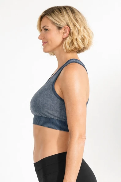 DOREMİ SEAMLESS RIBBED ACTIVE TOP - Resim 7
