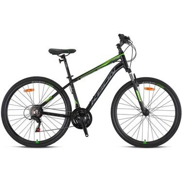 TX 75 - 28" Trekking - 17' - 21 Vites - V.B. - Mat Siyah-Gri/Neon Sarı ürün görseli 1