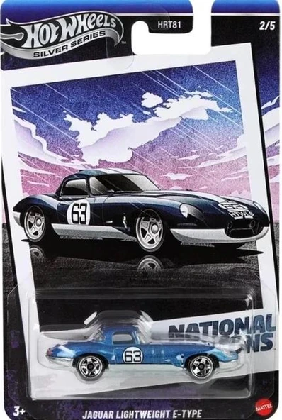 Hot Wheels Silver Series National İcons Jaguar Lightweight E-Type JBY90 ürün görseli 1