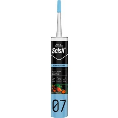 Selsil Akvaryum Silikonu Şeffaf 280 Ml ürün görseli 1