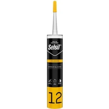 Selsil Ayna Silikonu Şeffaf 280Gr. ürün görseli 1