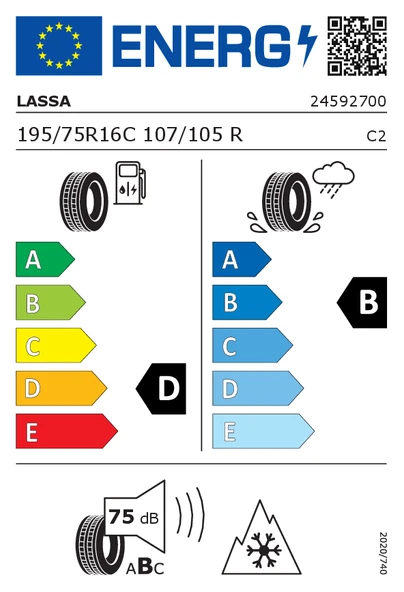 LASSA WİNTUS 2 195/75R16C 107/105R Kış Lastiği - 2025 - Resim 4