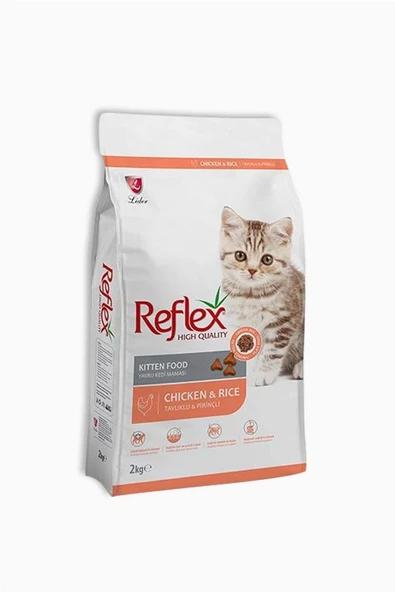 Reflex Tavuklu ve Pirinçli Yavru Kedi Maması 2 Kg ürün görseli 1