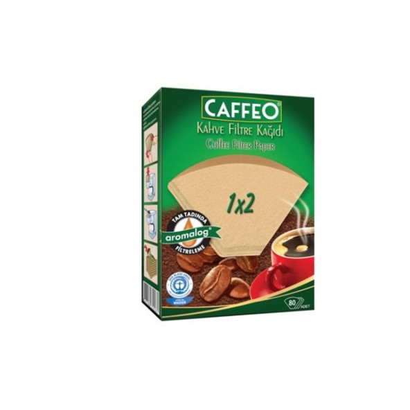 Caffeo Filtre Kağıdı 1x2 80'li ürün görseli 1