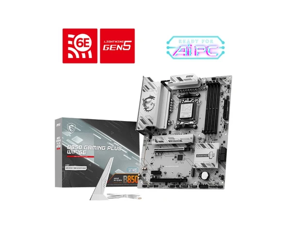 MSI B850 GAMING PLUS WIFI6E DDR5 ANAKART - Resim 4