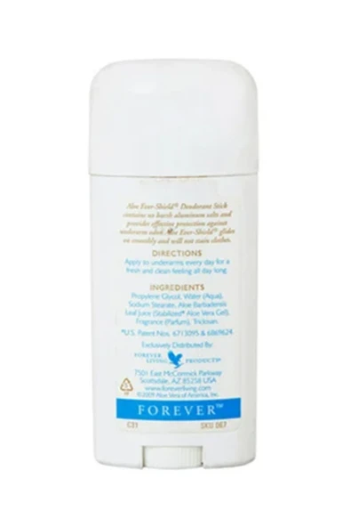 Forever Living Aloe Ever-Shield Deodorant Roll Stick - Resim 2