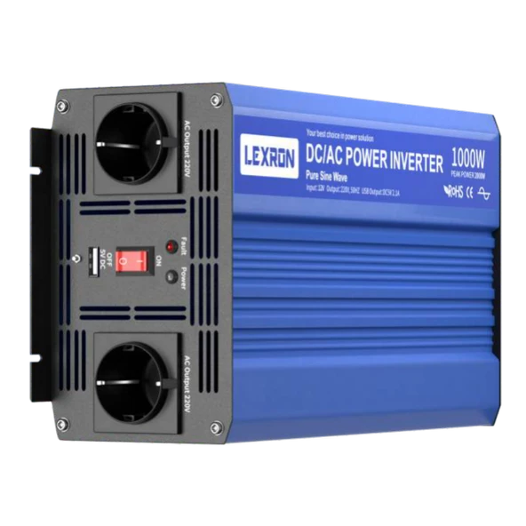 Lexron 1000W 12V Tam Sinüs Inverter - Resim 7