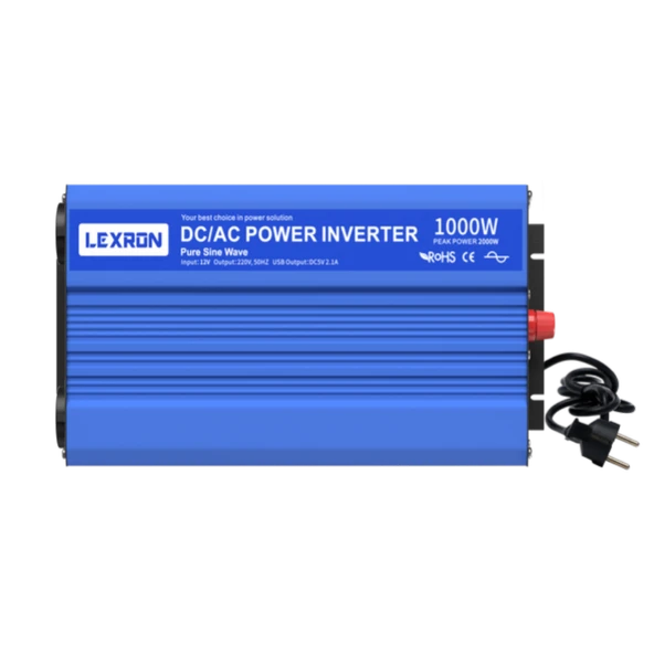 Lexron 1000W 12V Tam Sinüs Inverter - Resim 4