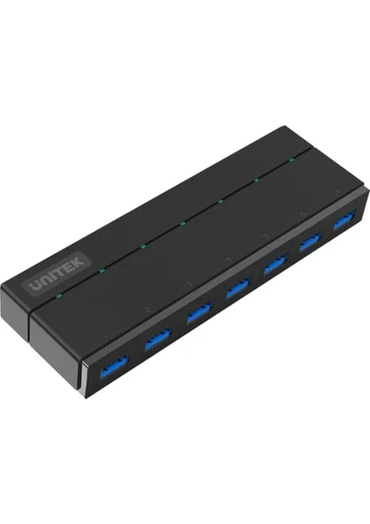 Unıtek 7 Port USB Hub 7port Şarj Destekli (Y-3184-EU) ürün görseli 1