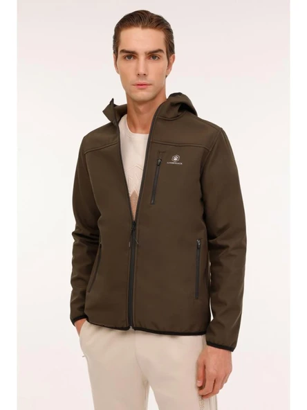 LUMBERJACK BSC SFTSHELL 4PR HAKİ SU İTİCİ OUTDOOR CASUAL SPOR MONT ürün görseli 1