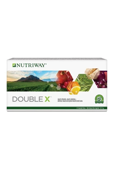 Nutriway Amway Double X 31 Günlük Ürün Nutrıway™ [ 31 Günlük Ürün Kutu ( 186 Tablet)] ürün görseli 1