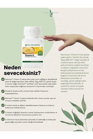 Amway Vitamin D - Nutriway™ - Resim 2