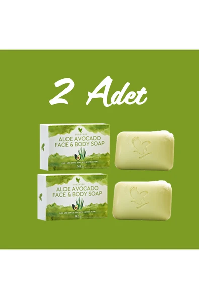 Forever Living Avocado Face & Body Soap 2 Adet ürün görseli 1