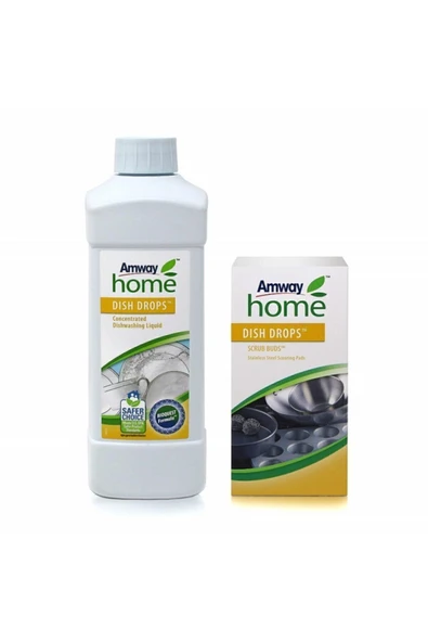 Amway Home Dish Drops Konsantre Sıvı Bulaşık Deterjanı 1 L-Dish Drops Ovma Teli Hsgl ürün görseli 1