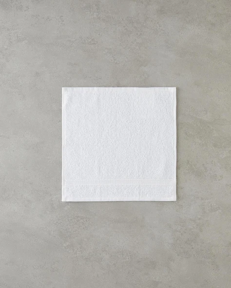 English Home Pure Basic Pamuk El Havlusu 30x30 cm Beyaz ürün görseli 1
