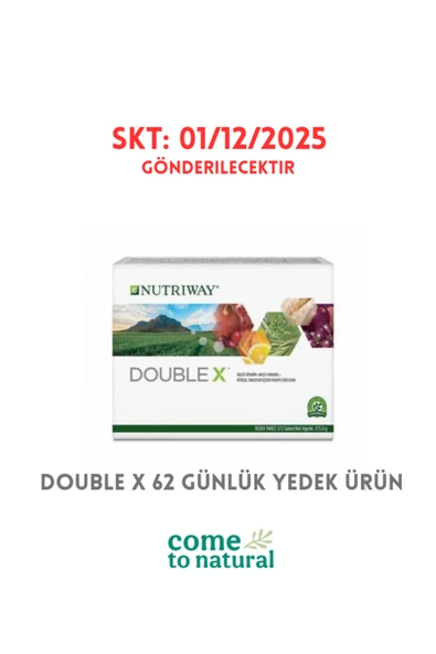 Nutriway Double X Yedek Paket (62 günlük yedek ürün) Nutriway™ SKT 12/25 ürün görseli 1