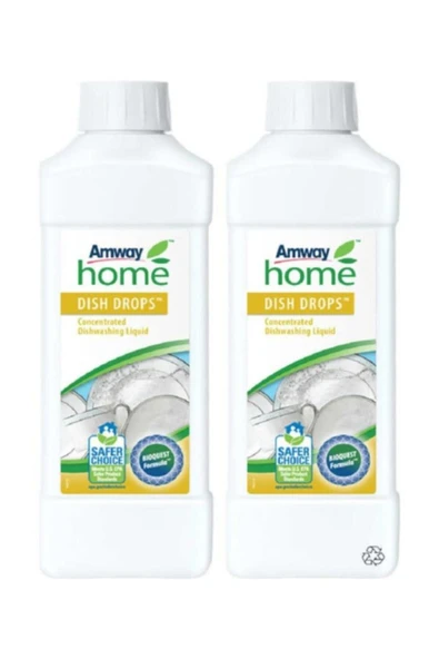 Amway Dısh Drops Konsantre Sıvı Bulaşık Deterjanı 2 lt 2'li ürün görseli 1