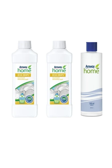 amway home Amway Dısh Drops Konsantre Sıvı Bulaşık Deterjanı Özel Kapaklı Şişe 2 Adet 110488-2-10487 ürün görseli 1