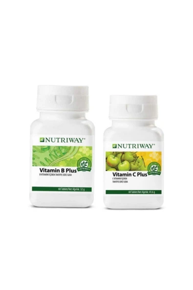 AMWAY NUTRIWAY Vitamin B Plus Nutriway ve Vitamin C Plus Nutriway ürün görseli 1