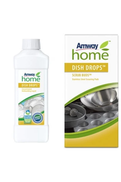 Amway Konsante Sıvı Bulaşık Deterjanı Ve Bulaşık Telleri Home™ Dısh Drops™ Scrub Buds™ ürün görseli 1