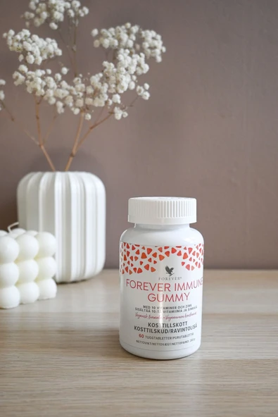 Forever Living Forever Immune Gummy-10 Vitamin ve Çinko Karışımı ile Çiğnenebilir-Takviye Edici Gıda ürün görseli 1