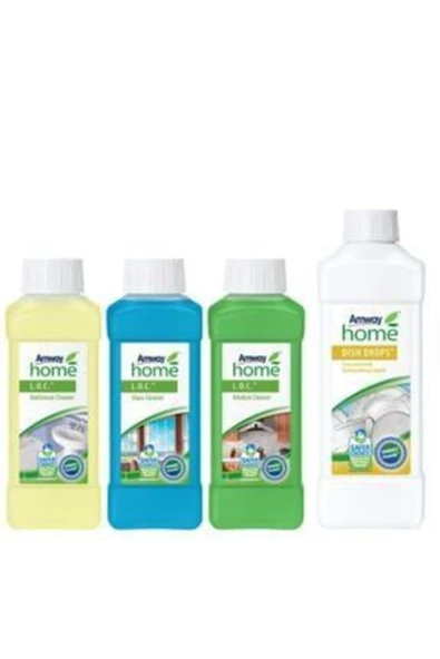 Amway Mutfak Temizleyici + Banyo Temizleyici + Cam Temizleyici + Konsantre Sıvı Bulaşık Deterjanı ürün görseli 1