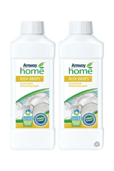 amway home Amway Dısh Drops Konsantre Sıvı Bulaşık Deterjanı 1 lt 2 Adet ürün görseli 1