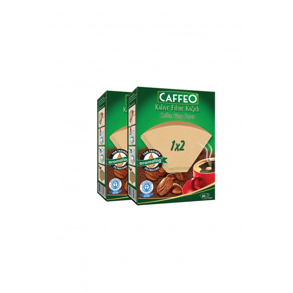 Caffeo 1x2/80 Kahve Filtresi- 2 Paket (160 Adet) ürün görseli 1