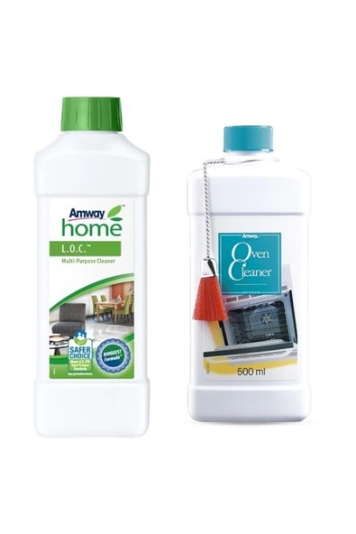 Amway Çok Amaçlı Temizleyici 1l Ve Jel Fırın Temizleyicisi 500ml Home Loc ürün görseli 1