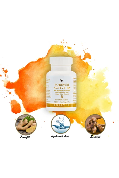 Forever Living Forever Active HA - Hyaluronik Asit, Zencefil ve Zerdeçal İçeren Takciye Edici Gıda ürün görseli 1