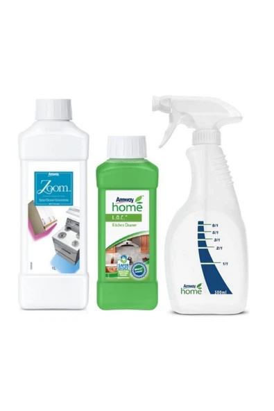 Amway Mutfak Loc 50 0ml Zoom Konsantre Temizleyici 1l Sprey Şişe 500 ml ürün görseli 1