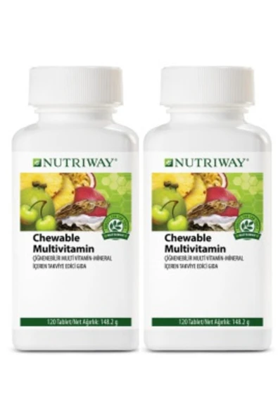 Amway Chewable Multivitamin Nutrıway™ 120 Tablet + Chewable Multivitamin Nutrıway™120 Tablet ürün görseli 1