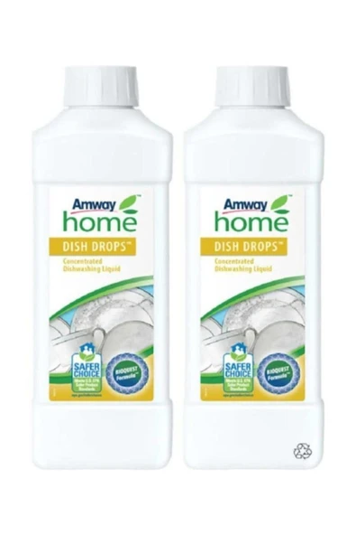 Amway Dısh Drops Konsantre Sıvı Bulaşık Deterjanı 1 lt 2 Adet ürün görseli 1