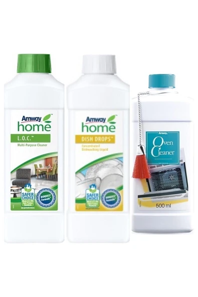 Amway Çok Amaçlı Temizleyici Loc + Bulaşık + Jel Fırın ürün görseli 1