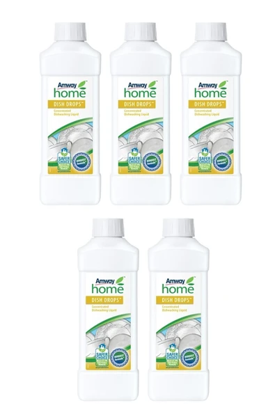 Amway Home Dish Drops Konsantre Sıvı Bulaşık Deterjanı 5'li Set ürün görseli 1